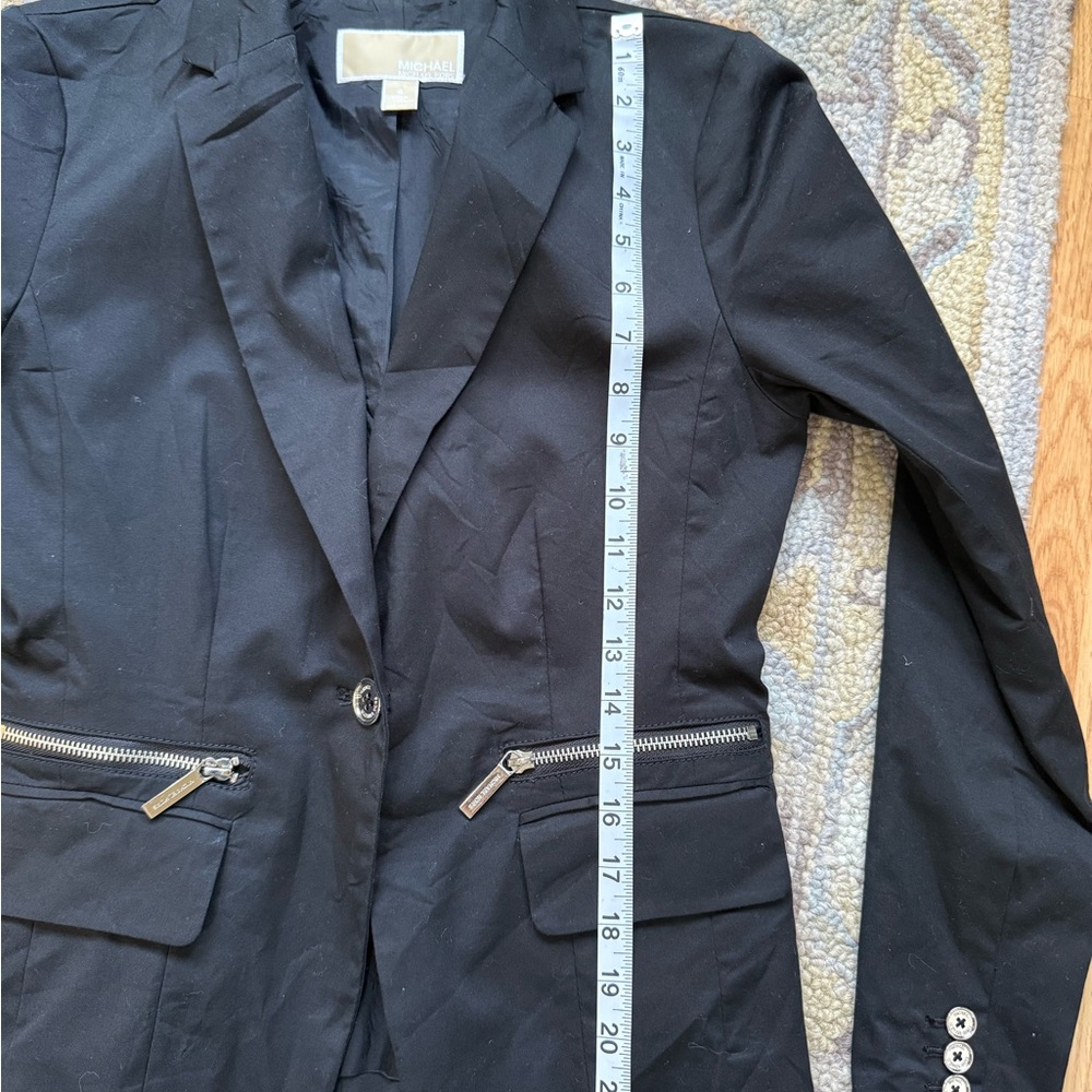 Michael Kors Black Blazer with Silver Accents - Picture 6 of 6